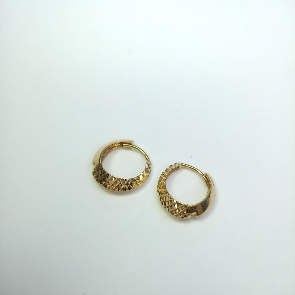 ARRACADAS PAR ORO 14 K 1.8 GRMS (SEMINUEVO)