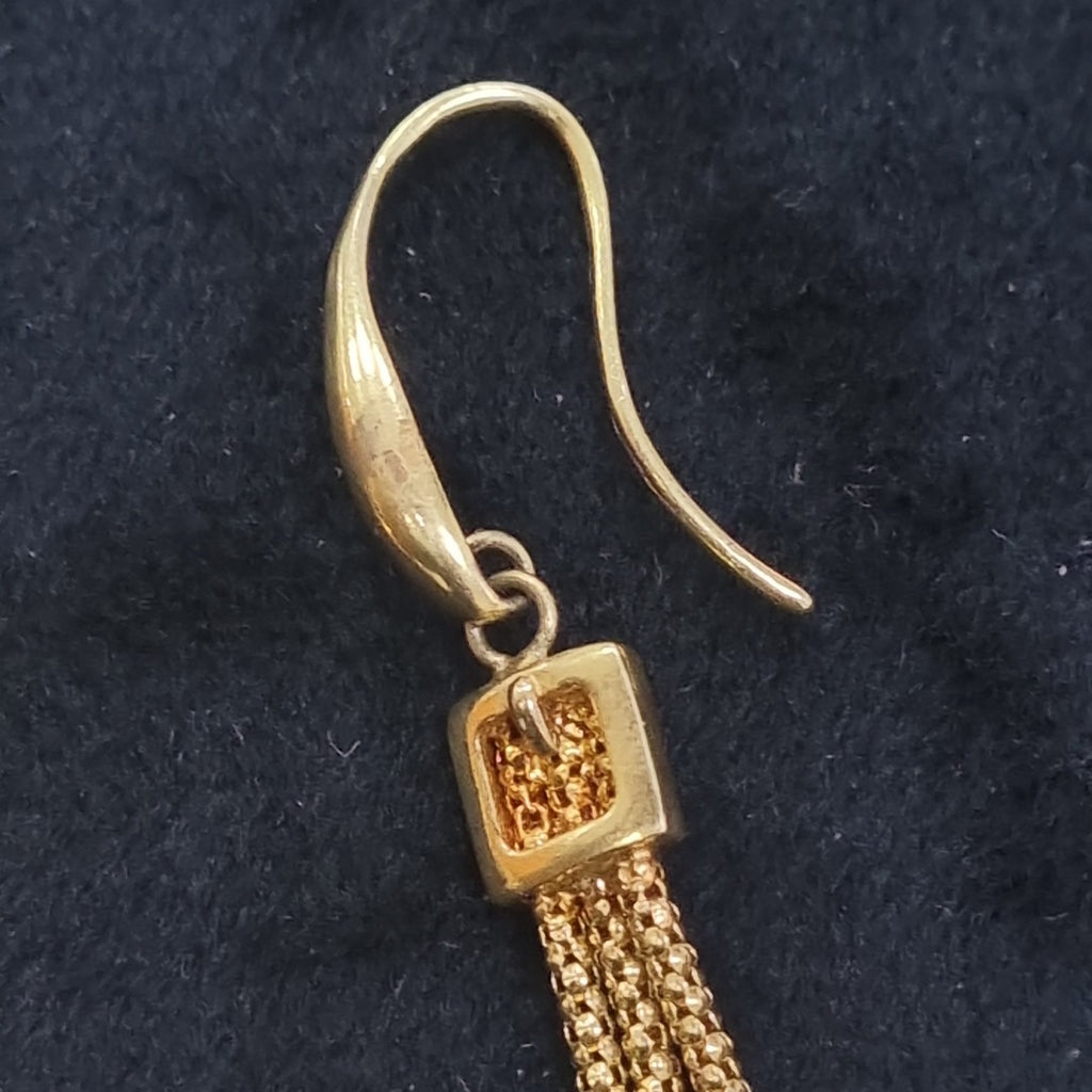 ARRACADAS PAR ORO 14 K 3,50 GRMS (SEMINUEVO)