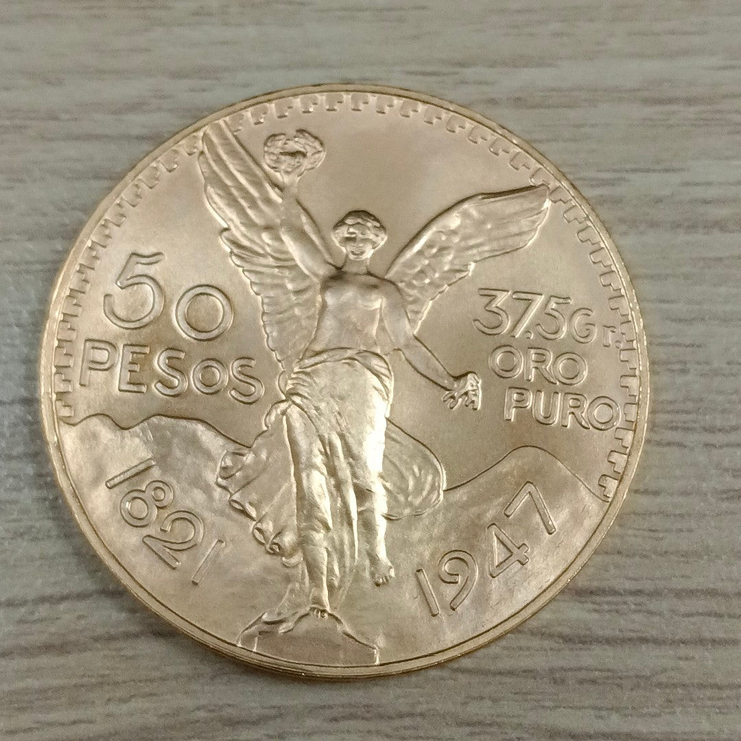 K1 41.6 GRMS 21 K IDENTIFICACIÓN MONEDA NOMINATIVA MONEDAS PESOS 50 PESOS (SEMINUEVO)