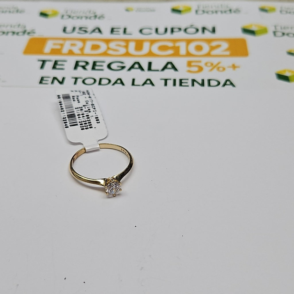 SOLITARIO ORO 14 K 2.1 GRMS (SEMINUEVO)