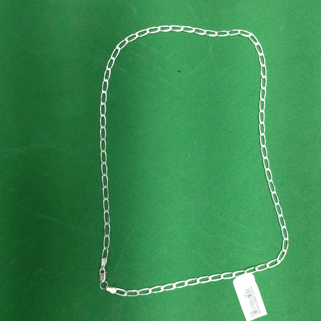 CADENA TEJIDO ESLABONES PLATA .925 55 CM 10 GR (NUEVO)