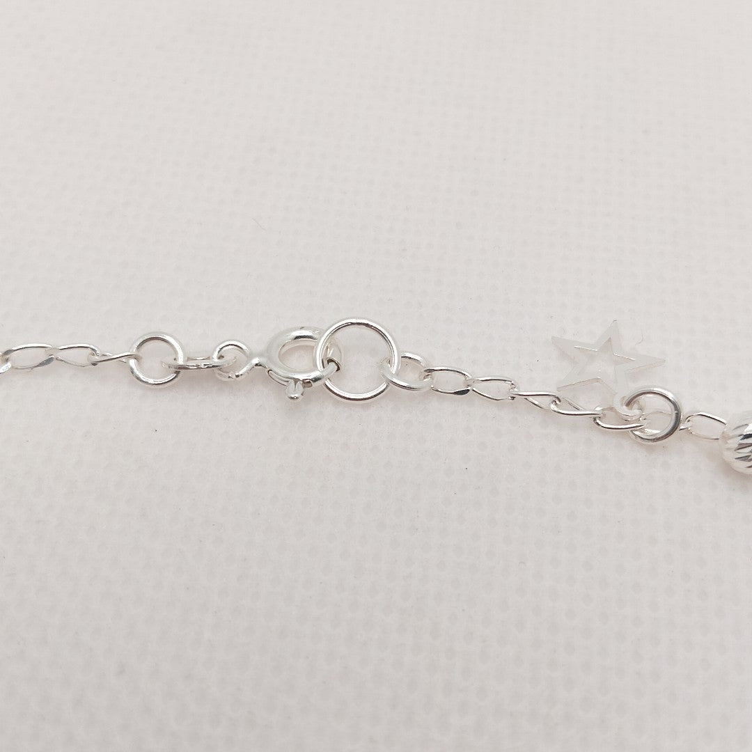 PULSERA TEJIDO ESPECIAL PLATA .925 18 CM 2.6 GR (NUEVO)