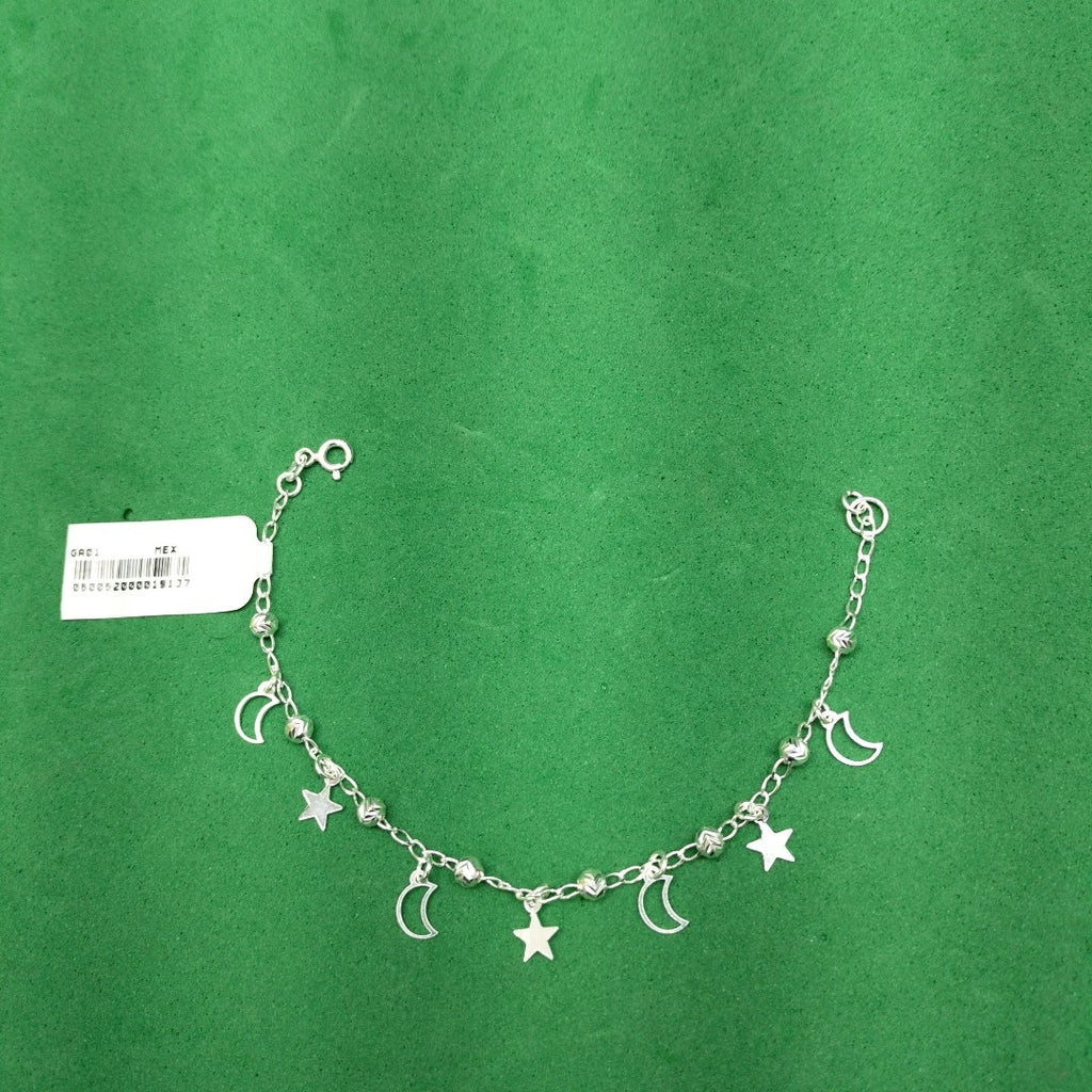 PULSERA TEJIDO TEJIDO ESPECIAL PLATA .925 18 CM 3.1 GR (NUEVO)