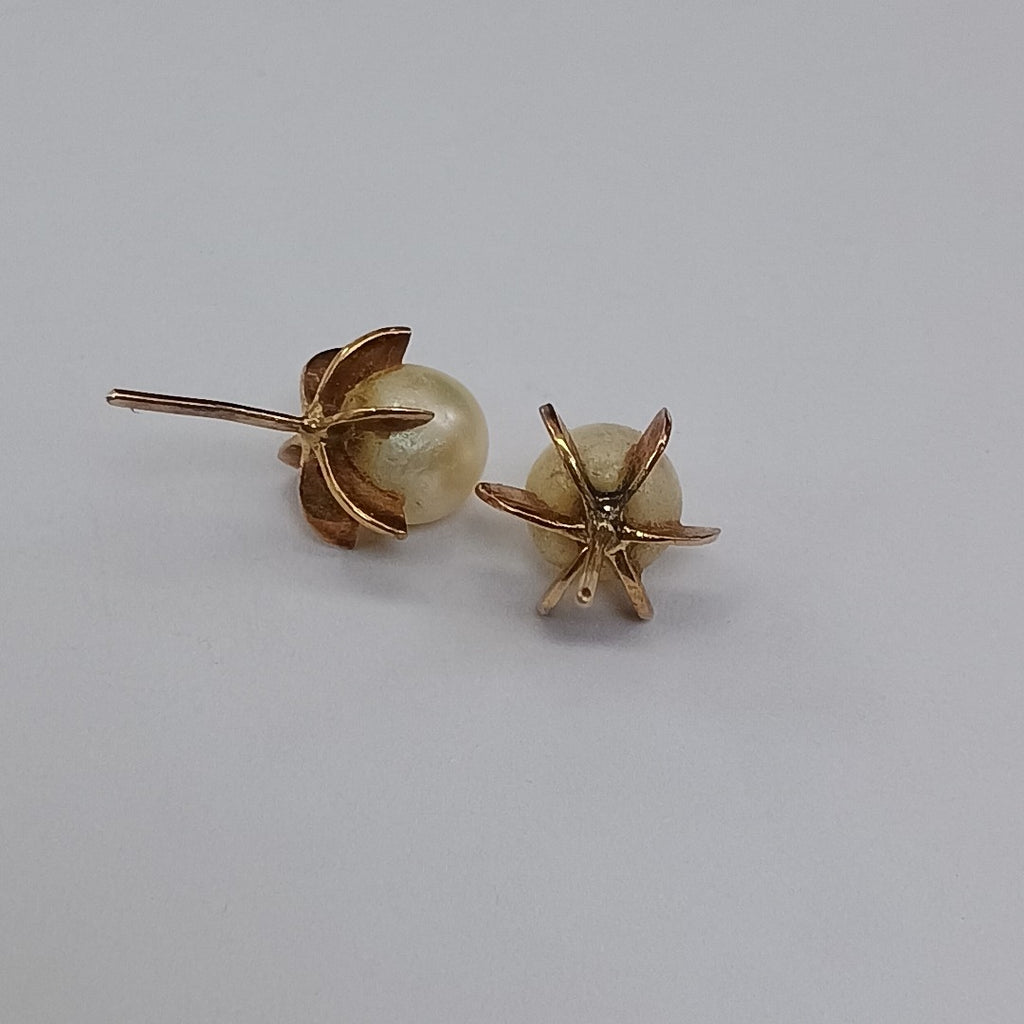 BROQUELES PAR ORO 14 K 1,60 GRMS (SEMINUEVO)