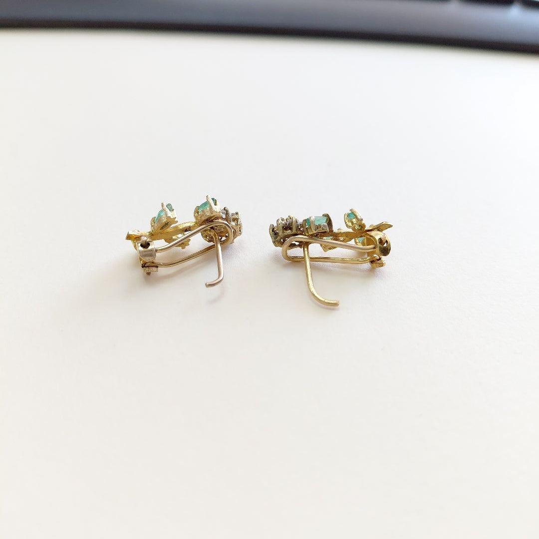 ARETES PAR ORO 14 K 3.5 GRMS (SEMINUEVO)