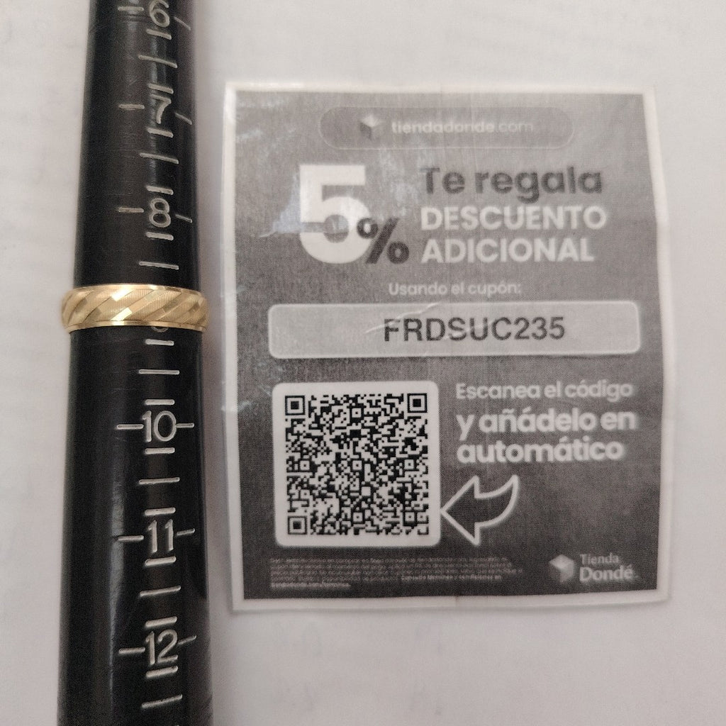 ARGOLLA ORO 10 K 1.8 GRMS (SEMINUEVO)