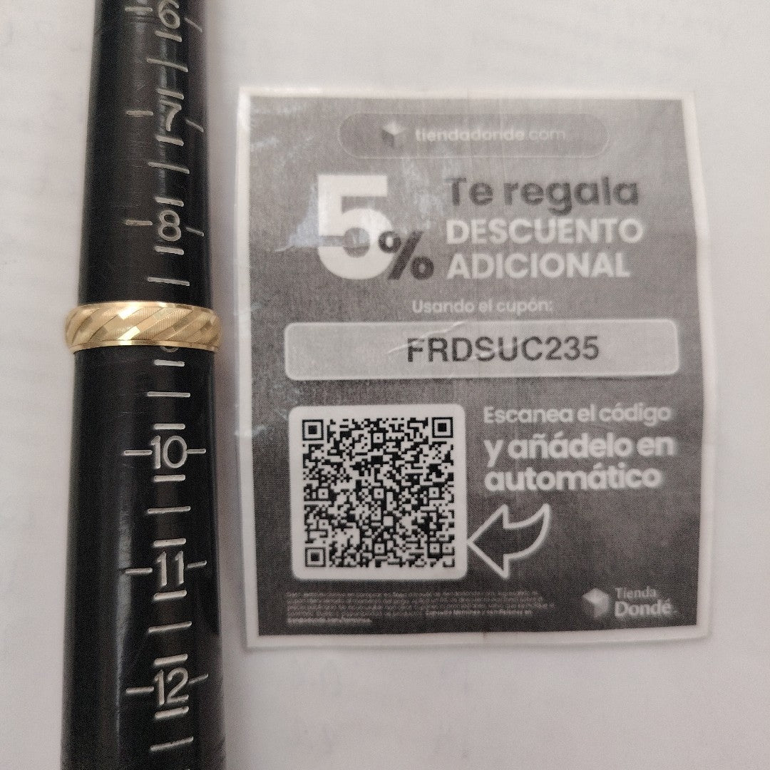 ARGOLLA ORO 10 K 1.8 GRMS (SEMINUEVO)