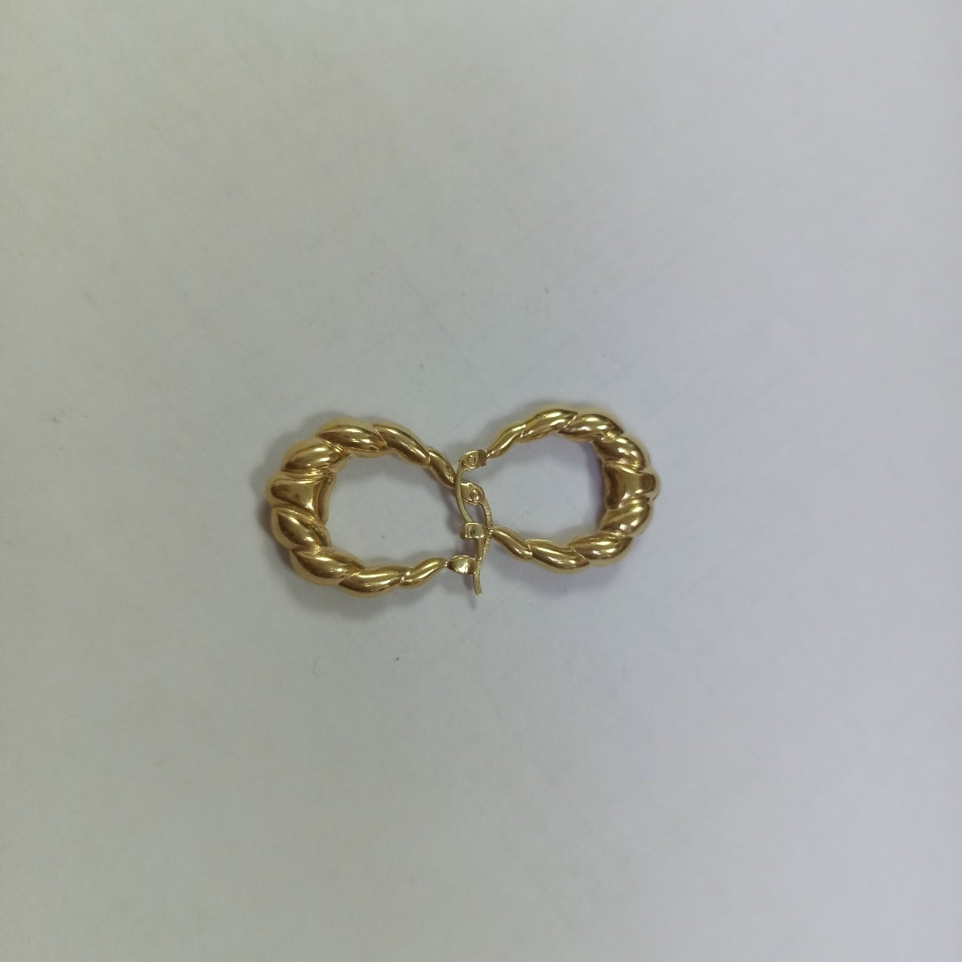 ARRACADAS PAR ORO 14 K 2,20 GRMS (SEMINUEVO)