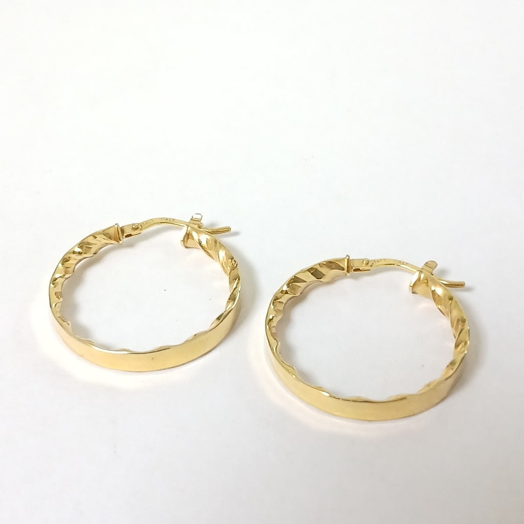 ARRACADAS PAR ORO 14 K 2.2 GRMS (SEMINUEVO)