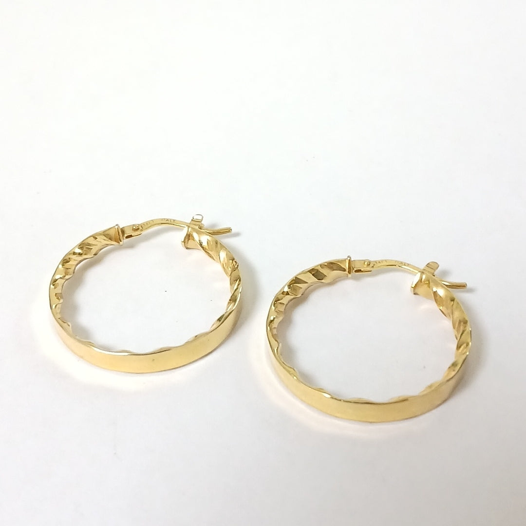 ARRACADAS PAR ORO 14 K 2.2 GRMS (SEMINUEVO)