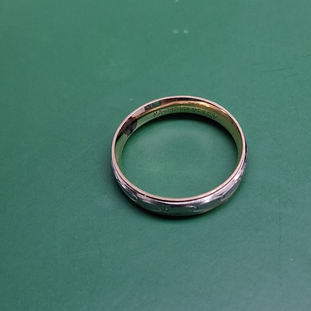 ARGOLLA ORO COMBINADO 14 K 1,80 GRMS (SEMINUEVO)