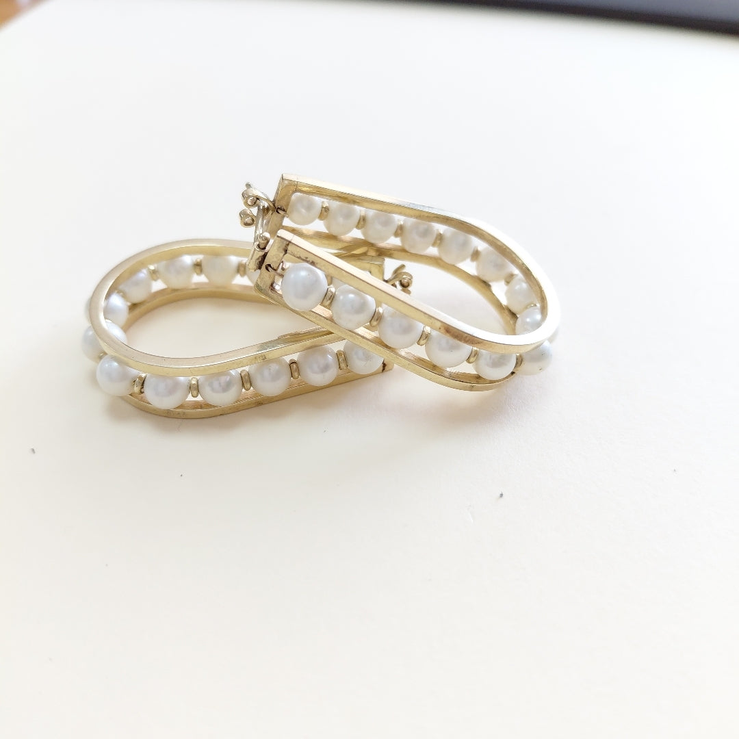 ARETES PAR ORO 14 K 17.7 GRMS (SEMINUEVO)