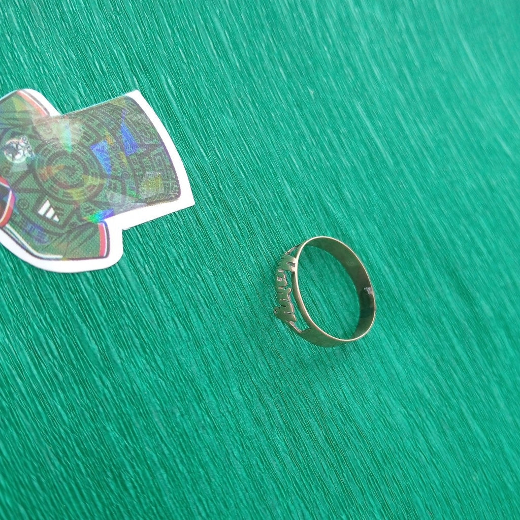 ANILLO ORO 8 K 1.5 GRMS (SEMINUEVO)