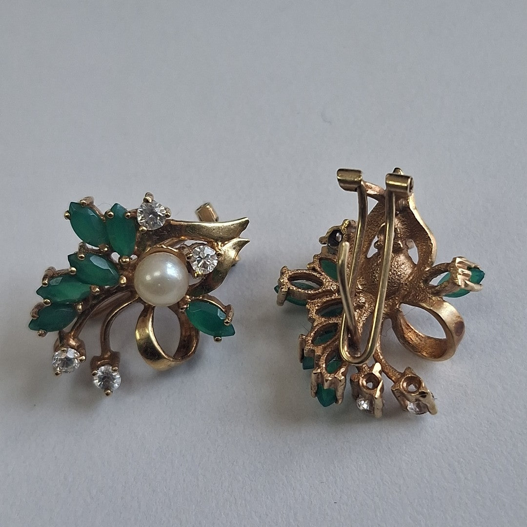ARETES PAR ORO 14 K 6.9 GRMS (SEMINUEVO)