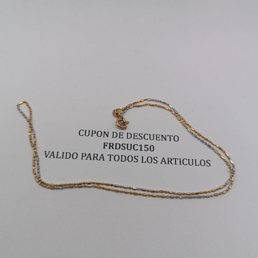 CADENA ORO 14 K 1.5 GRMS (SEMINUEVO)