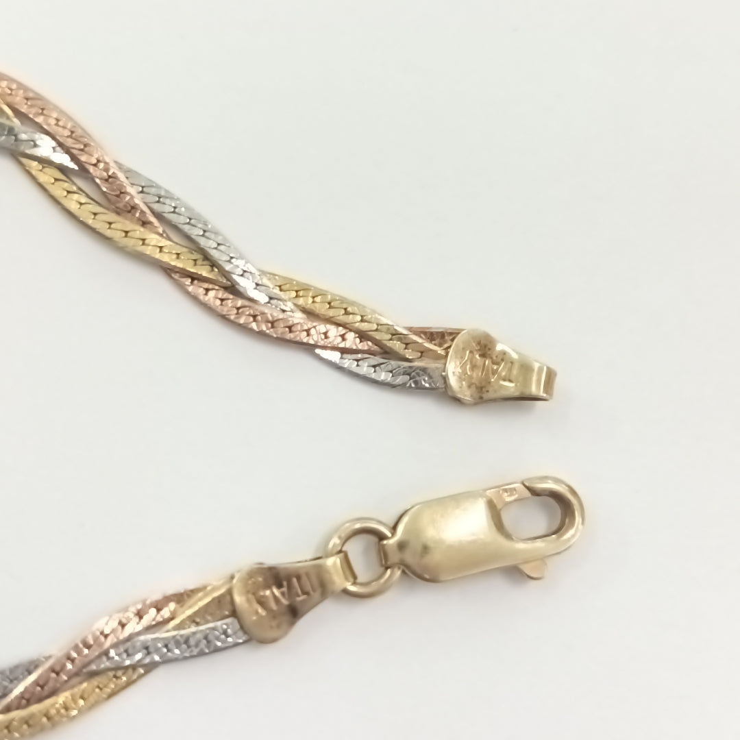 PULSERA ORO 14 K 4 GRMS (SEMINUEVO)