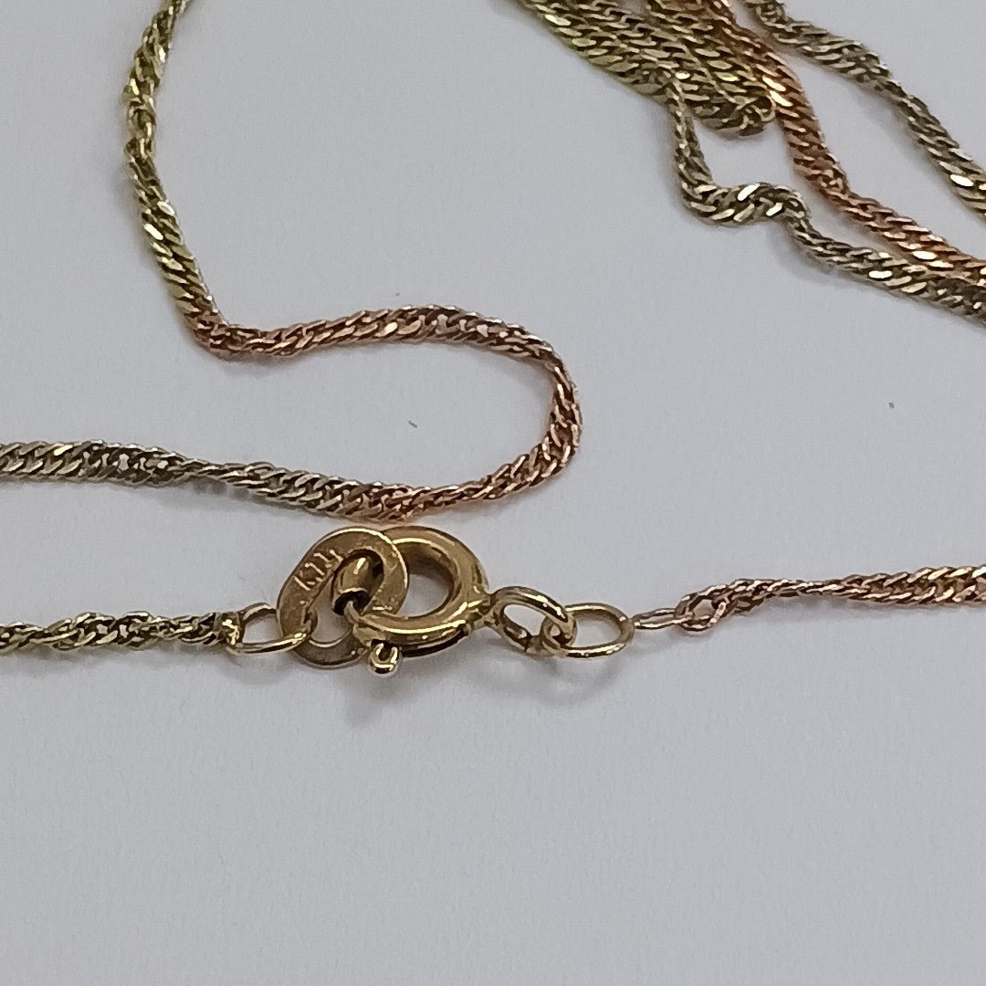CADENA ORO 14 K 1.8 GRMS (SEMINUEVO)