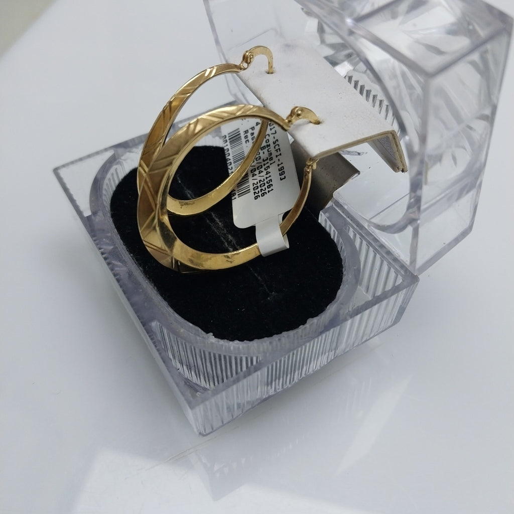 ARETES PAR ORO 14 K 3.6 GRMS (SEMINUEVO)