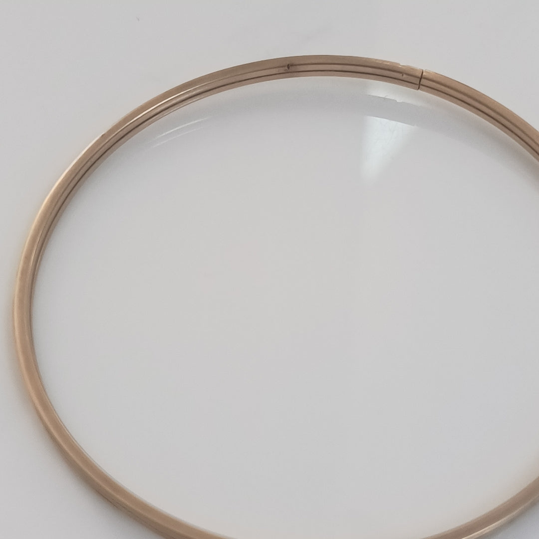 PULSERA RIGIDA ORO 10 K 4.2 GRMS (SEMINUEVO)