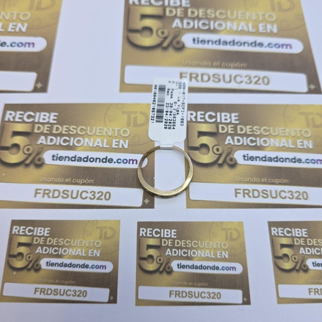 ANILLITO ORO 10 K 1.8 GRMS (SEMINUEVO)