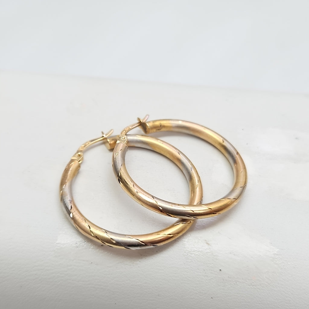 ARRACADAS PAR ORO 14 K 4 GRMS (SEMINUEVO)