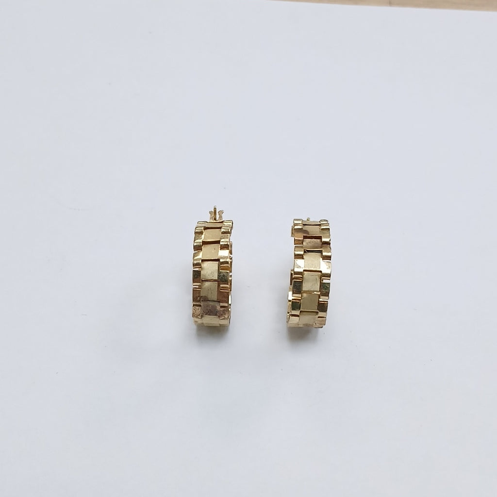 ARRACADAS PAR ORO 10 K 3.4 GRMS (SEMINUEVO)