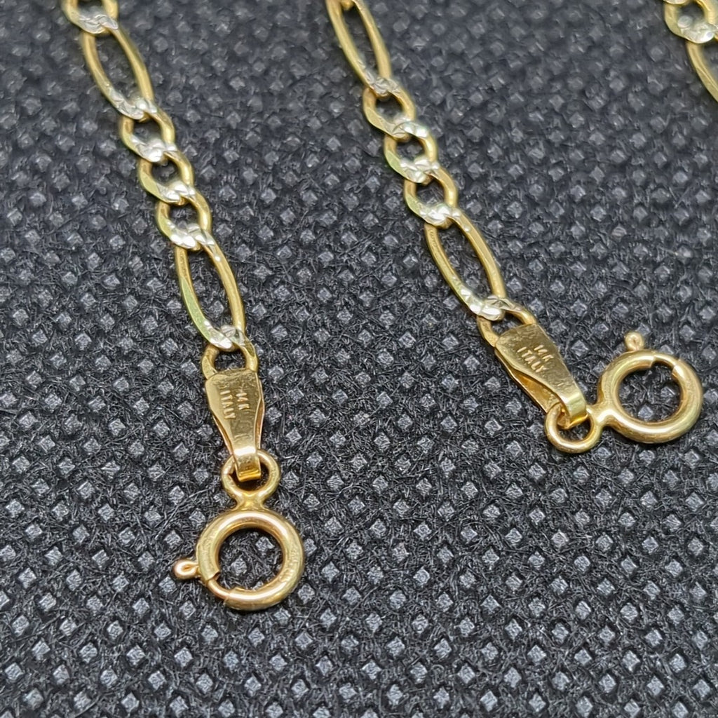 CADENAS CARTIER 3 1 DIAMANTADA ORO 14K 4.6 (NUEVO)