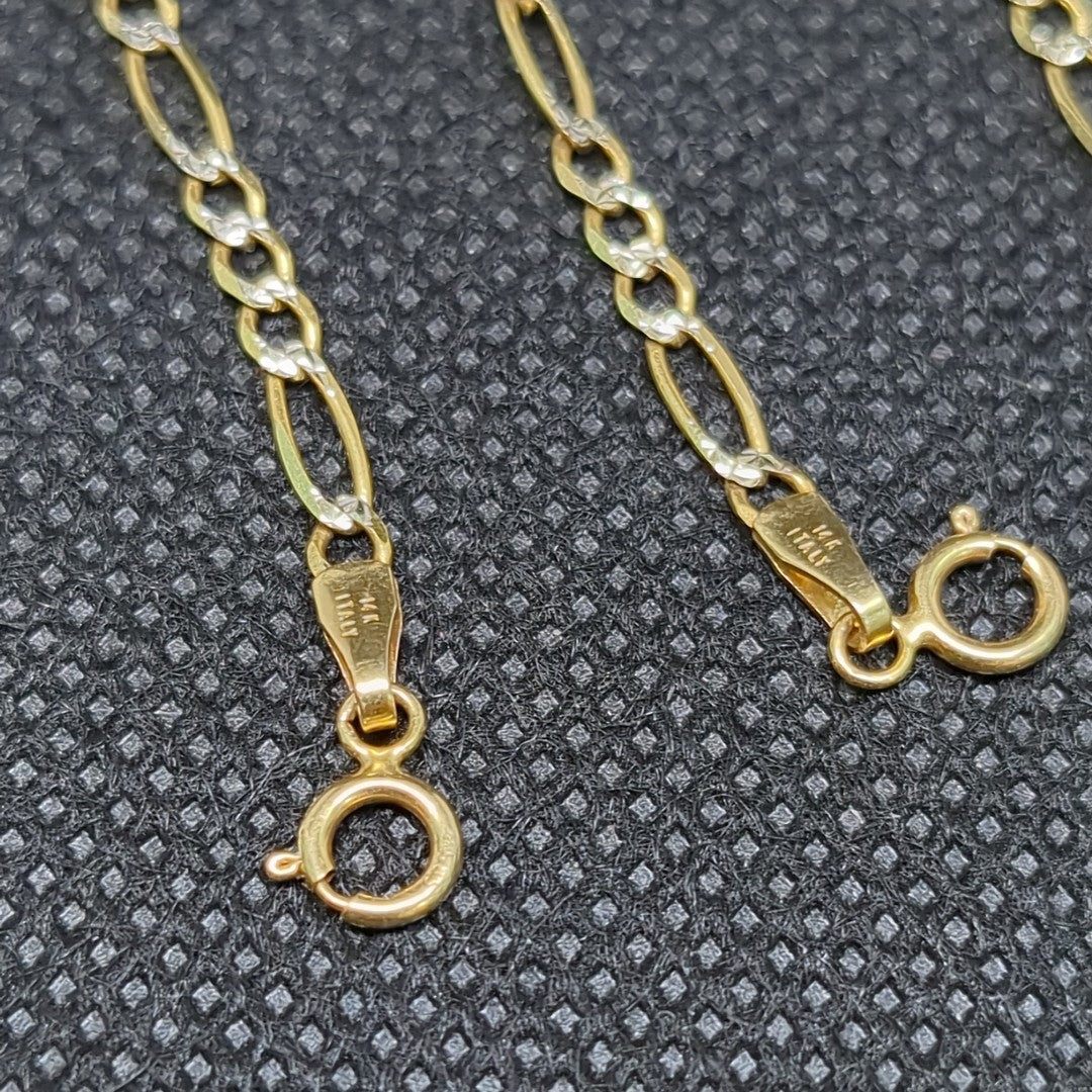 CADENAS CARTIER 3 1 DIAMANTADA ORO 14K 4.6 (NUEVO)