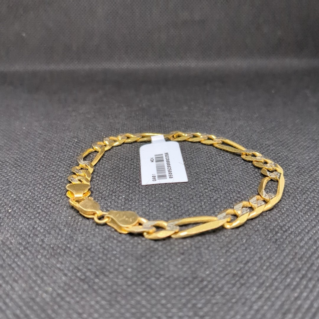 PULSERA 3 X 1 DIAMANTADA 14.3GR 21 CM (NUEVO)