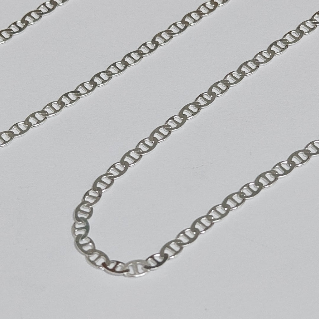 CADENA TEJIDO GUCHI PLATA .925 55 CM 3.5 GR (NUEVO)
