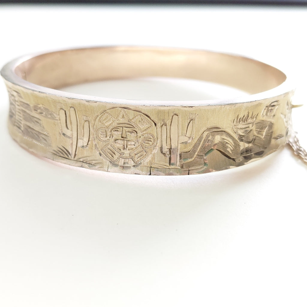 PULSERA RIGIDA ORO 8 K 24.8 GRMS (SEMINUEVO)