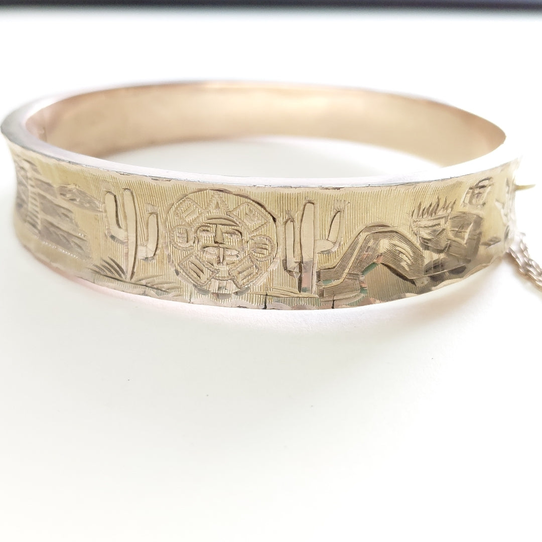 PULSERA RIGIDA ORO 8 K 24.8 GRMS (SEMINUEVO)