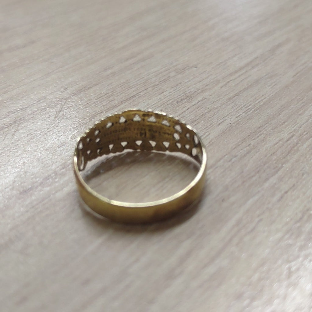 ANILLO ORO 14 K 1.3 GRMS (SEMINUEVO)