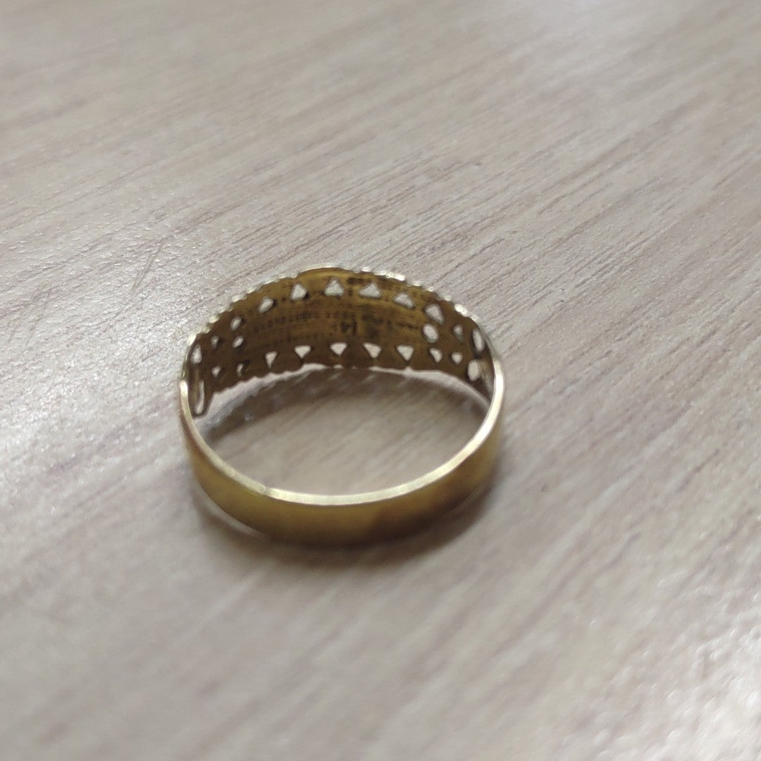 ANILLO ORO 14 K 1.3 GRMS (SEMINUEVO)