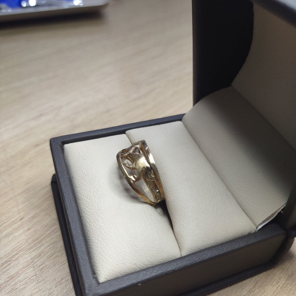 ANILLO ORO 10 K 1.5 GRMS (SEMINUEVO)