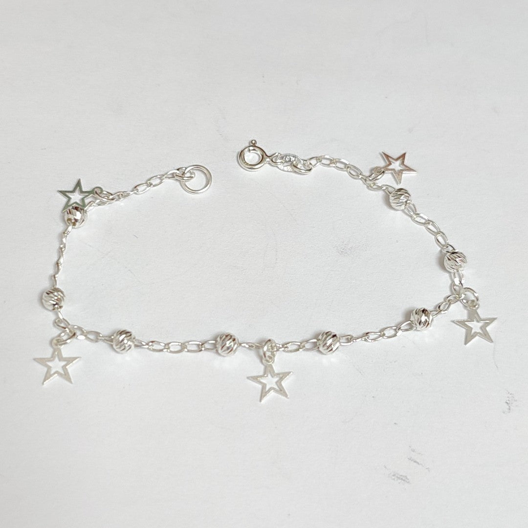 PULSERA TEJIDO ESPECIAL PLATA .925 18 CM 2.7 GR (NUEVO)