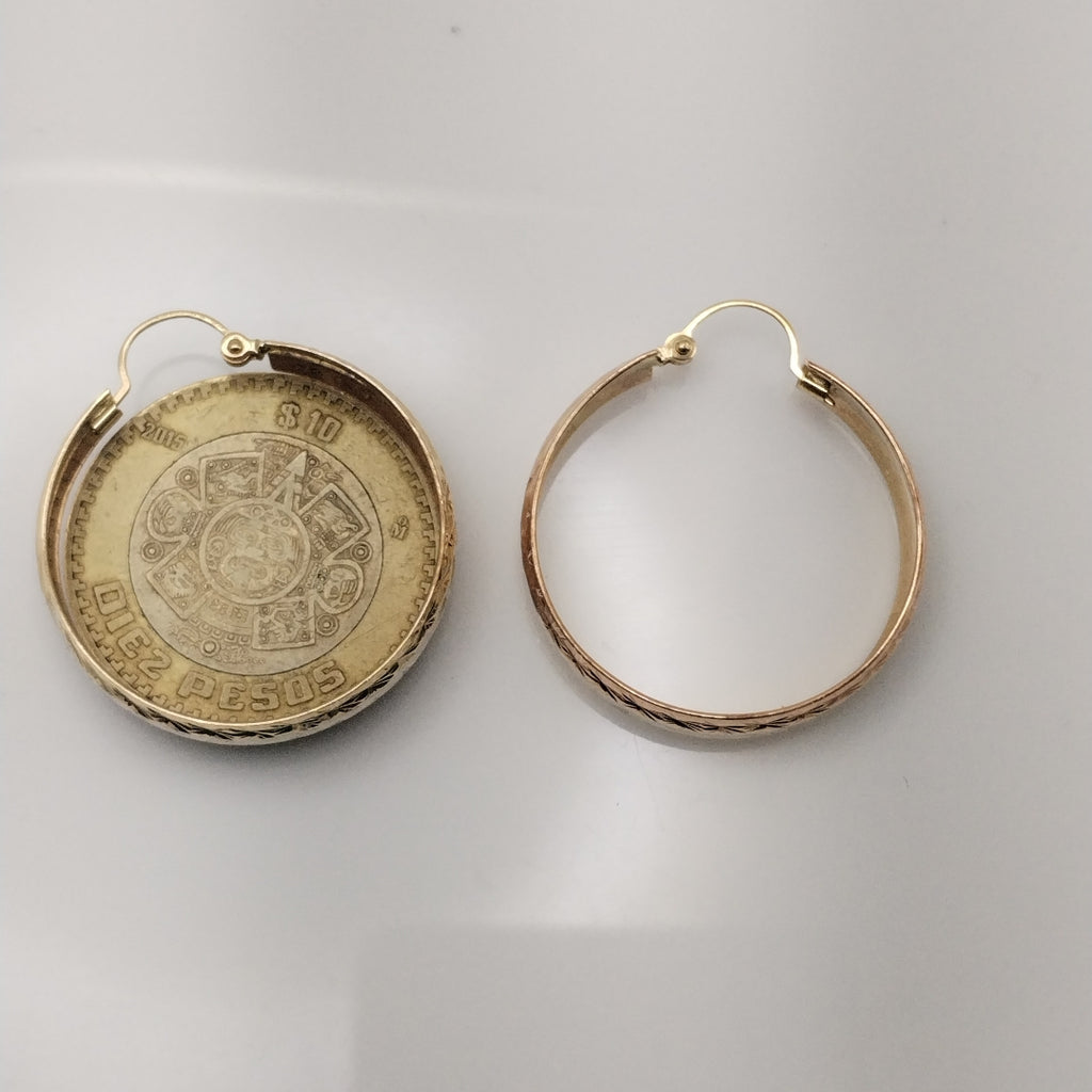 ARRACADAS PAR ORO 10 K 4.2 GRMS (SEMINUEVO)