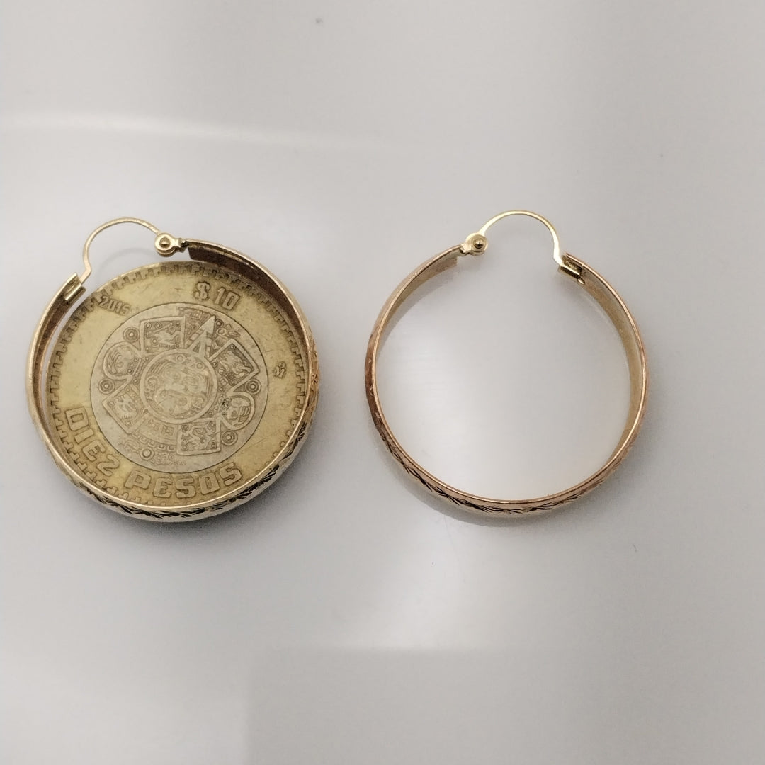 ARRACADAS PAR ORO 10 K 4.2 GRMS (SEMINUEVO)