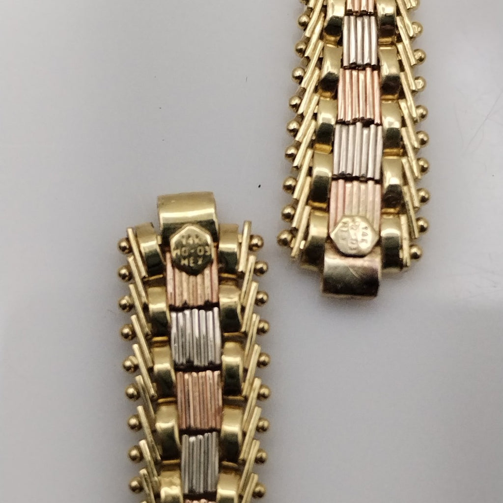 ARETES PAR ORO 14 K 4.9 GRMS (SEMINUEVO)