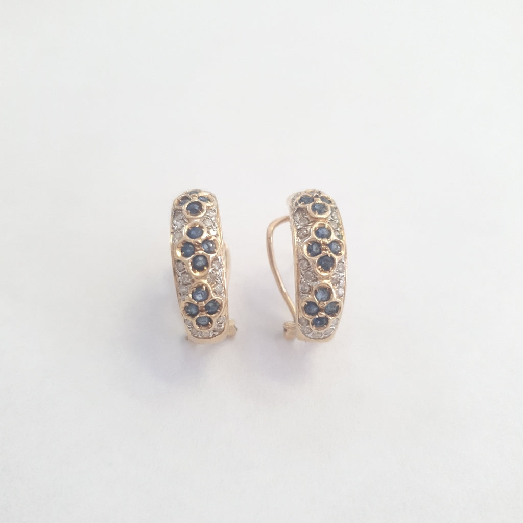 ARETES PAR ORO 14 K 4.9 GRMS (SEMINUEVO)