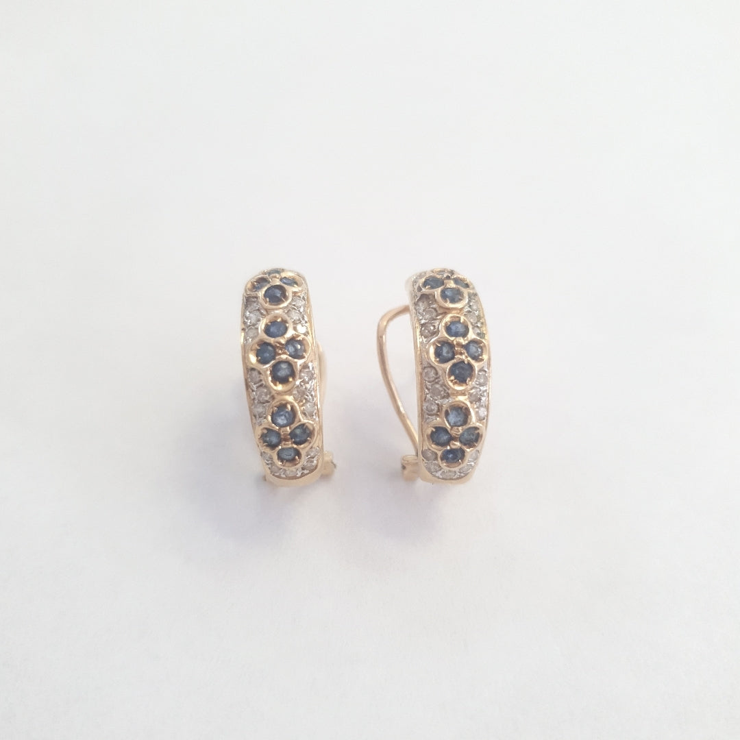 ARETES PAR ORO 14 K 4.9 GRMS (SEMINUEVO)