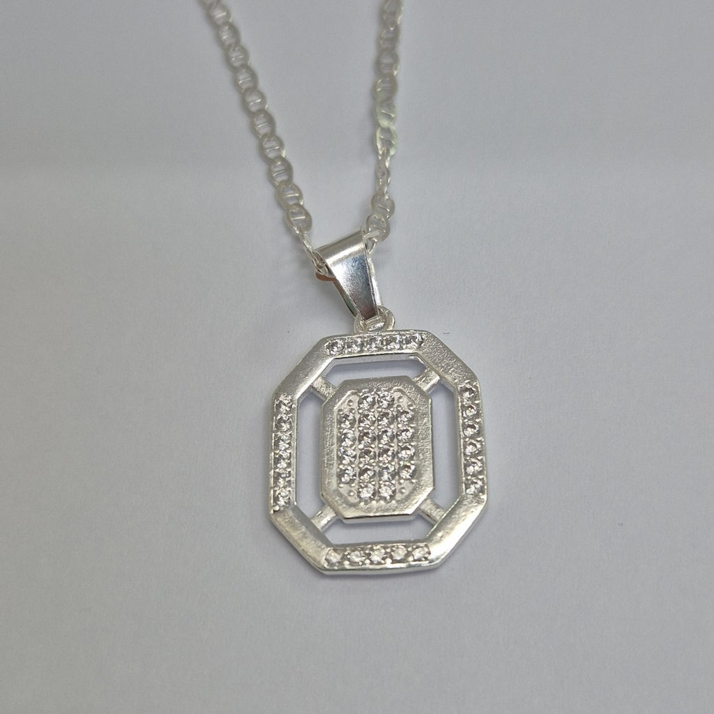 DIJE C/CIRCONIAS PLATA .925 3.4 GR (NUEVO)