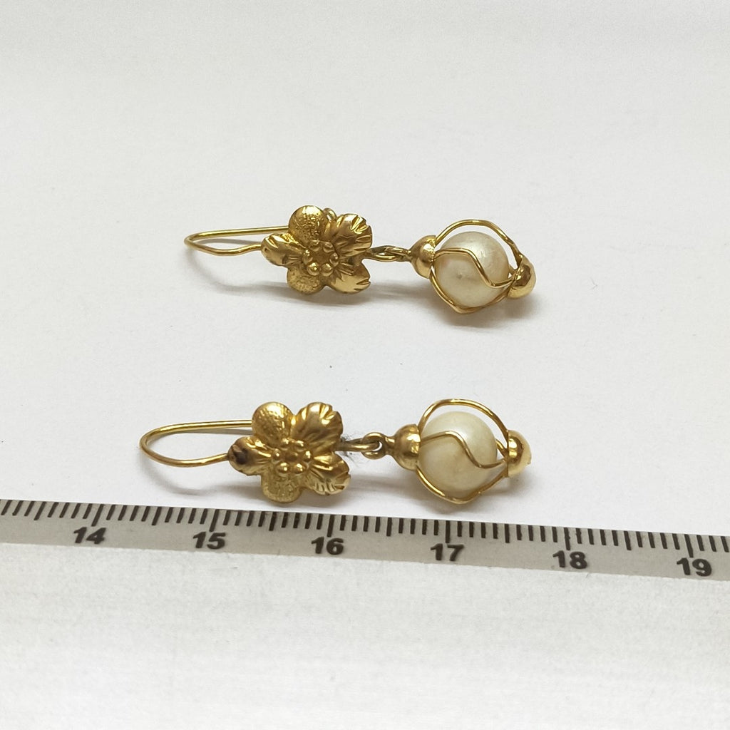 ARETES PAR ORO 16K 3,00 GRMS (SEMINUEVO)