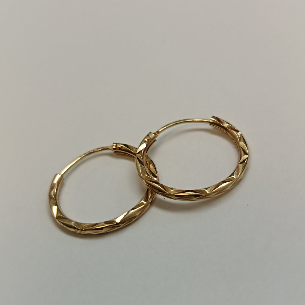 ARRACADAS PAR ORO 10 K 1,10 GRMS (SEMINUEVO)