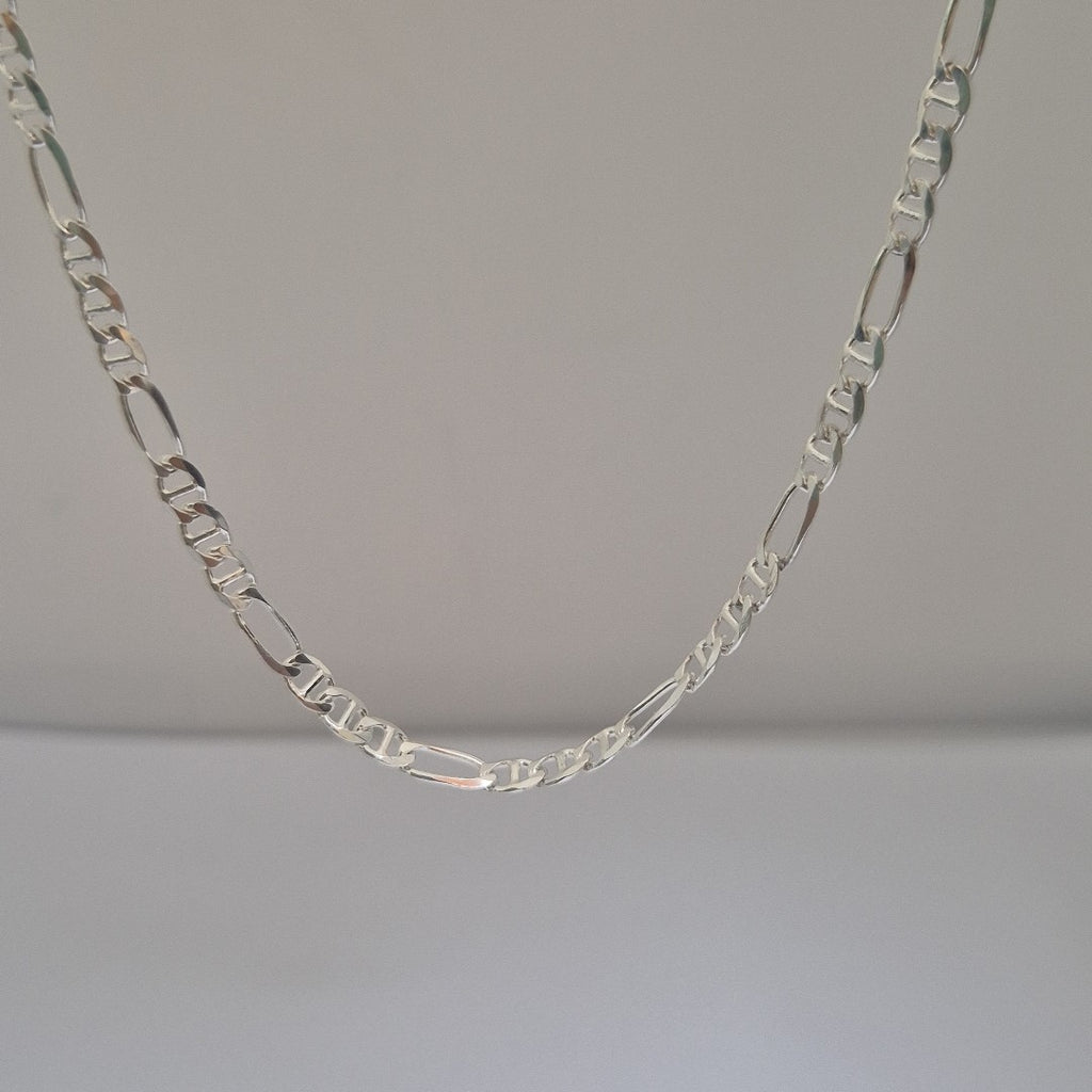 CADENA TEJIDO MARINERO PLATA .925 55 CM 8 GR (NUEVO)