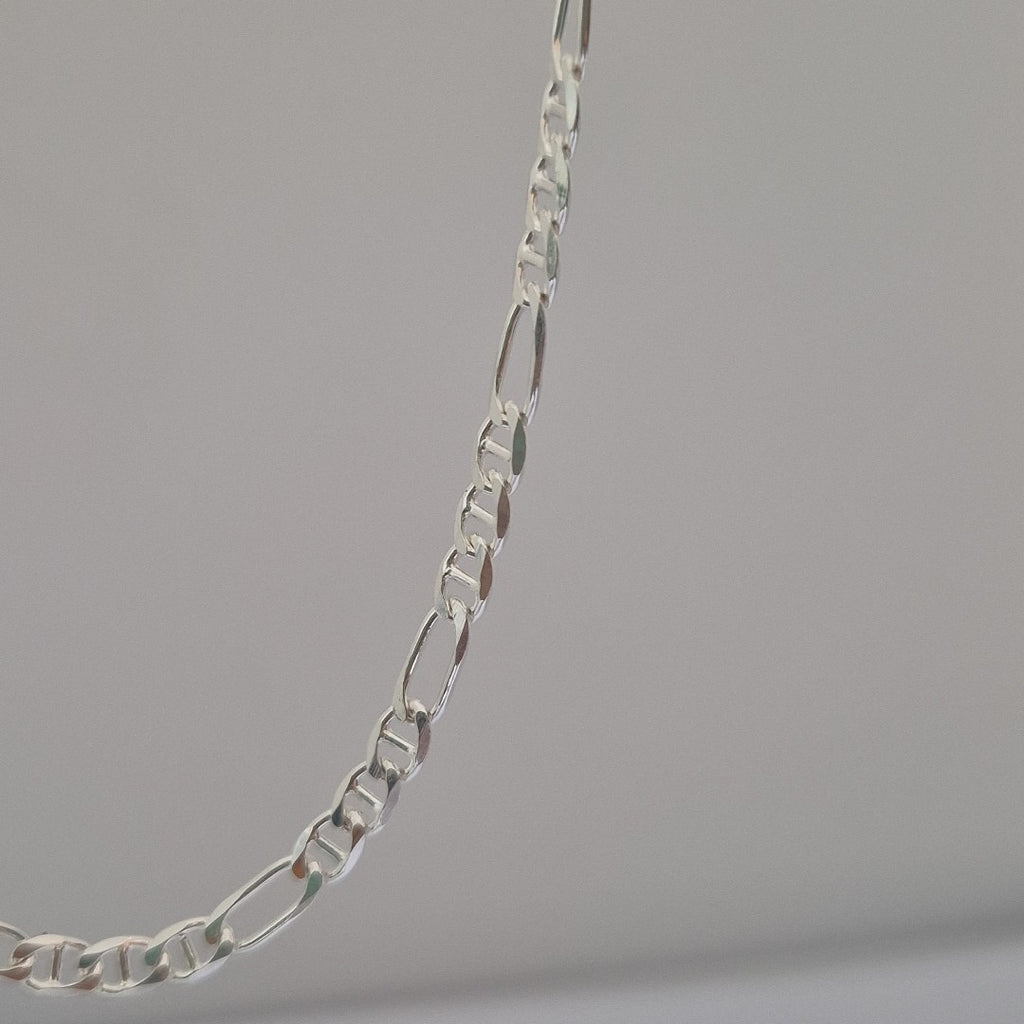 CADENA TEJIDO MARINERO PLATA .925 55 CM 8 GR (NUEVO)