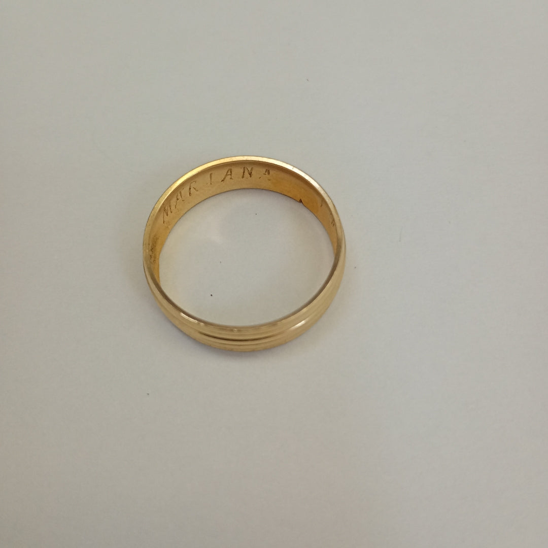 ARGOLLA ORO 14 K 2.9 GRMS (SEMINUEVO)