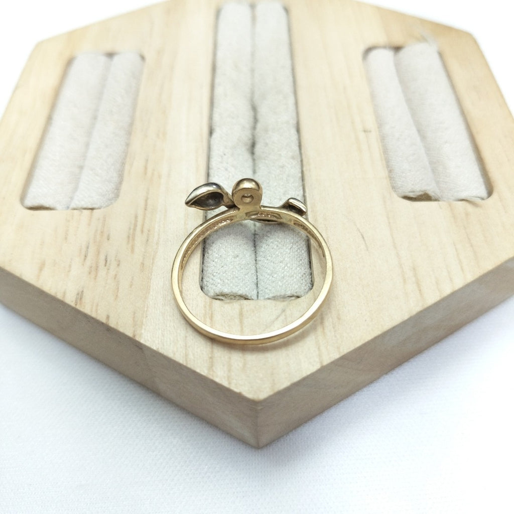 ANILLITO ORO COMBINADO 14 K 2,30 GRMS (SEMINUEVO)