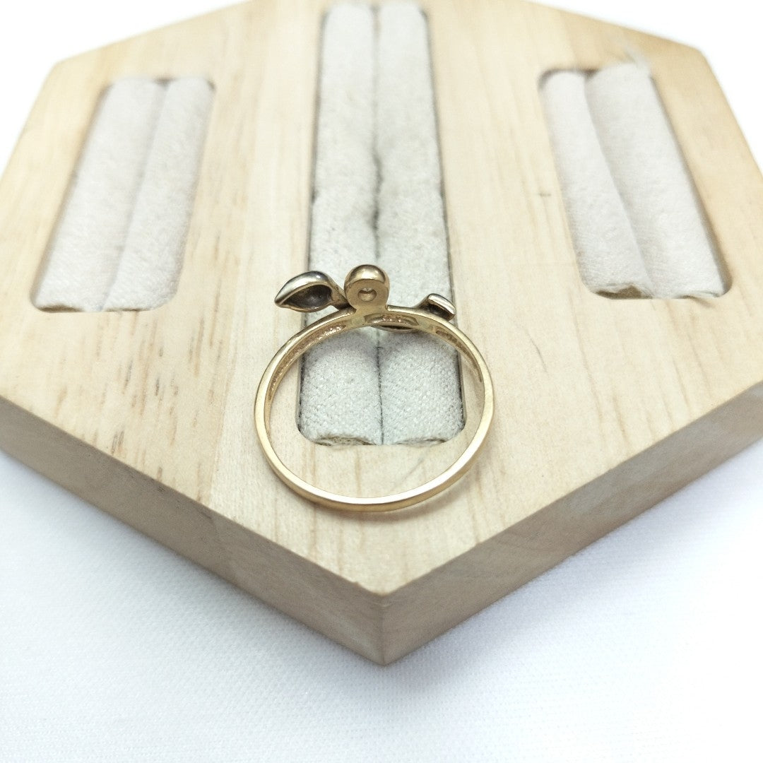 ANILLITO ORO COMBINADO 14 K 2,30 GRMS (SEMINUEVO)