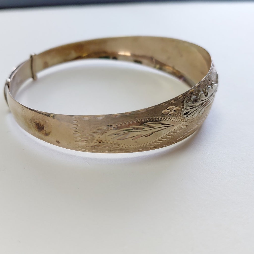 PULSERA RIGIDA ORO, ORO COMBINADO 8 K 12.2 GRMS (SEMINUEVO)